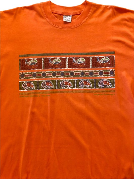 Heartland Dreaming Tee (Orange) Unisex
