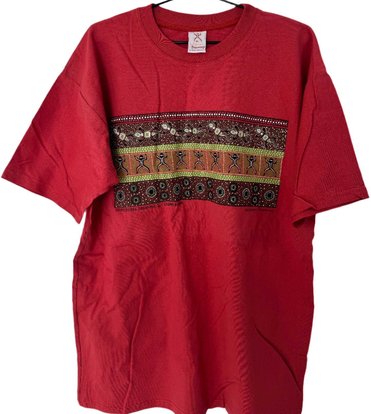Corroboree Dreaming Tee (Red) Unisex